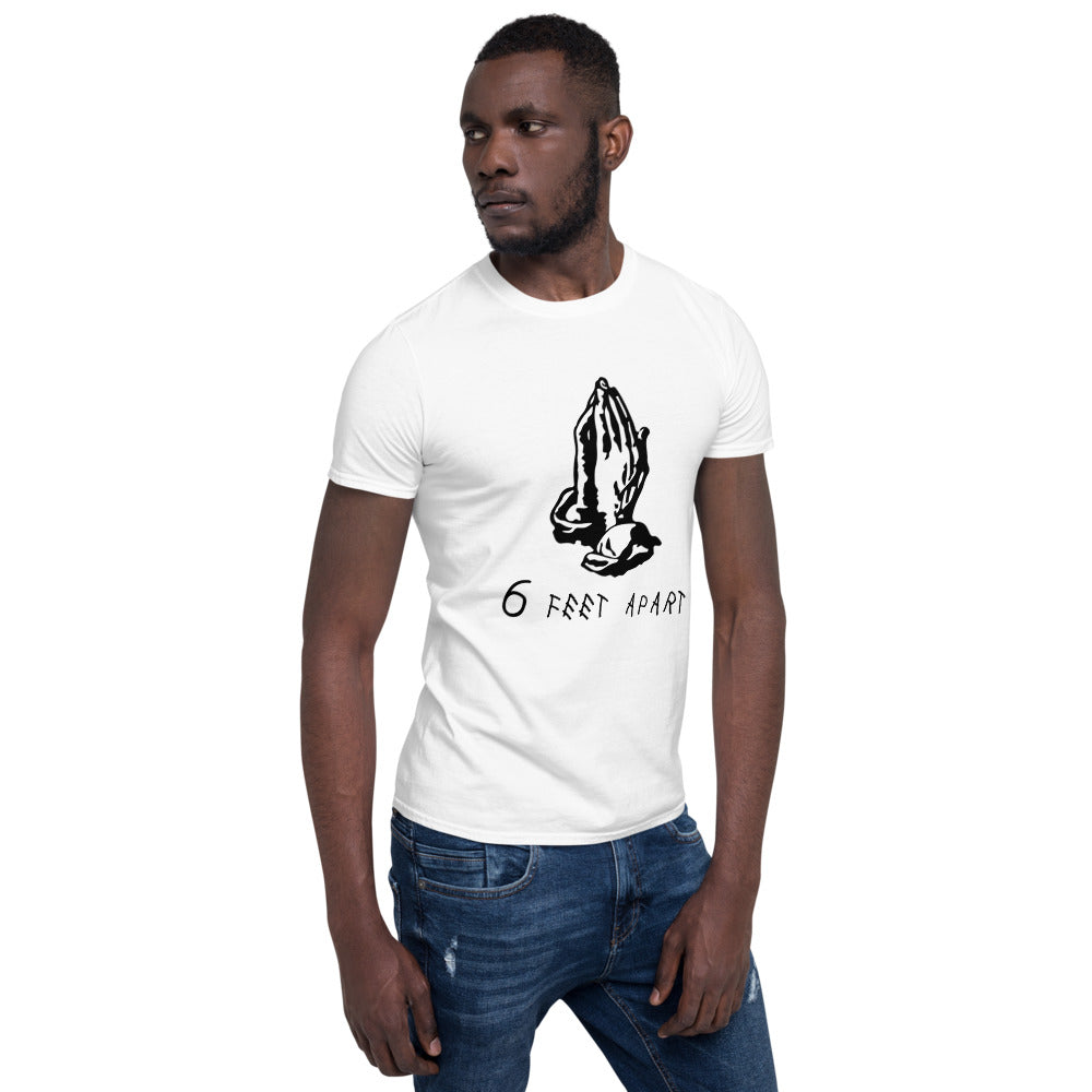 6 feet apart Short-Sleeve Unisex T-Shirt