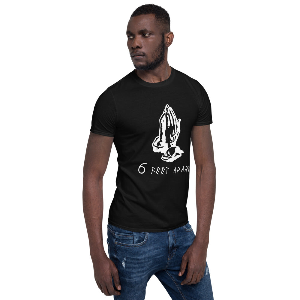 6 feet apart Short-Sleeve Unisex T-Shirt